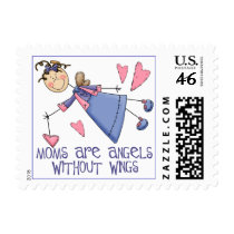 Angels Without Wings Postage Stamp