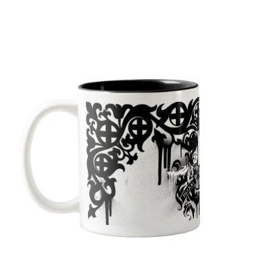 Angelspit Blood Death Ivory Mug by angelspit