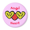 angelwings, Angel, Heart magnets by jenniekurono angelwings, Angel, Heart magnets