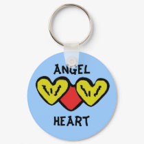 angelwings, Heart, Angel keychains