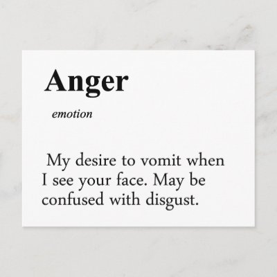 anger definition