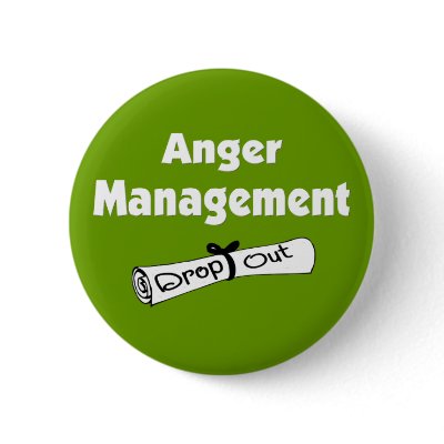 Anger Management Button by cooltees