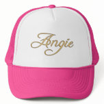 ANGIE Name-Branded Personalised Fashion Cap Hat
