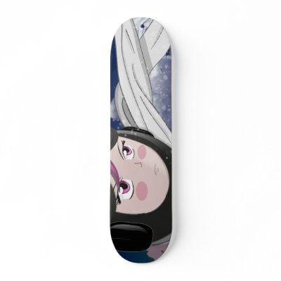 Angie San the Pilot Skate Decks by soniamcangel