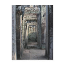 angkor doors post card