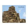 angkor face postcard