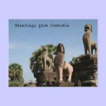angkor statues postcards by cardart angkor statues postcards