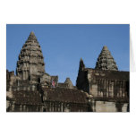 angkor stonework greeting card