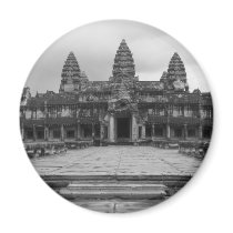 Angkor Wat B&W magnets by Little_Fish_Travel Angkor Wat B&W magnets