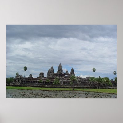 Angkor Wat in Siem Reap, Cambodia Print by seley