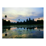 Angkor Wat Morning, Cambodia Poster
