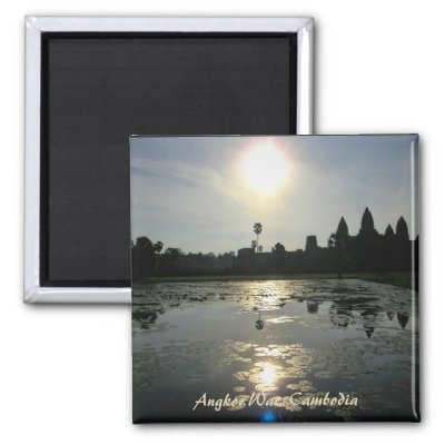 Angkor Wat Morning Magnet magnet