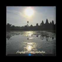 Angkor Wat Morning Magnet by webgrrl Angkor Wat Morning Magnet