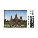 Angkor Wat Postage Stamp