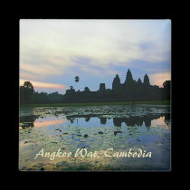 Angkor Wat Silhouette Colours Magnet magnets
