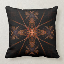 "Angle Angel" -Abstract Bohemian Fractal Pillow pillows