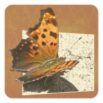 Angle Wing Comma Butterfly Series Sticker