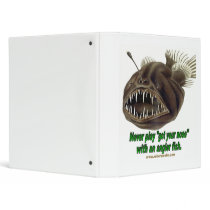 Angler Fish 3 Ring Binder