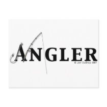 Angler logo postcards