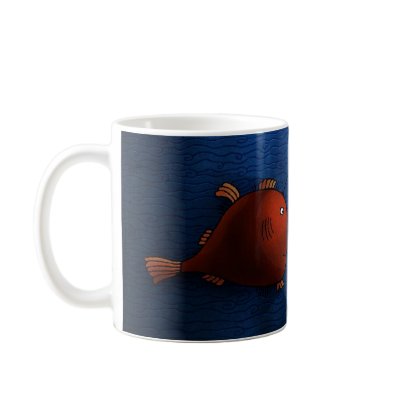 Anglerfish Mugs by vladstudio