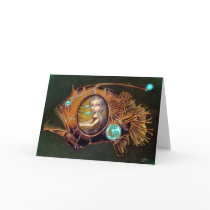 "Anglerfish Submarine" Greeting Card