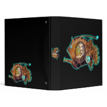 Anglerfish Submarine steampunk Binder