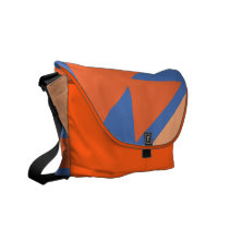 Angles In Orange Rickshaw Messenger Bag messenger bags