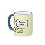 Anglo Baby (Light Skintone) Blue Onesie Mug