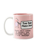 ANGLO BABY, PINK ONESIE MUGS