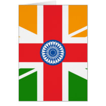 Anglo Indian Flag cards by FlagTshirts Anglo Indian Flag cards