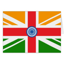 Anglo Indian Flag cards by FlagTshirts Anglo Indian Flag cards