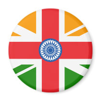 Anglo Indian Flag magnets by FlagTshirts Anglo Indian Flag magnets