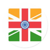 Anglo Indian Flag stickers