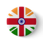 Anglo Indian Indentity, India Pinback Button