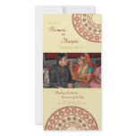 Anglo Indian Wedding Thank You Photo Card