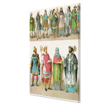 Anglo-Saxon Dress Gallery Wrapped Canvas