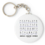 Anglo-Saxon Runes (Linguistics Cryptography) Key Chains
