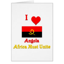 Angola Greeting Card