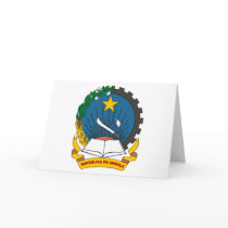 Angola Coat of Arms 1992 Greeting Card by FlagTshirts Angola Coat of Arms 1992 Greeting Card