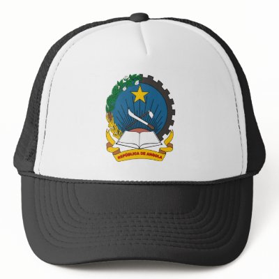 Angola Coat of Arms 1992 Hat by FlagTshirts