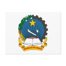 Angola Coat of Arms 1992 Postcard postcards