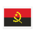 Angola Flag 1975 Postcard