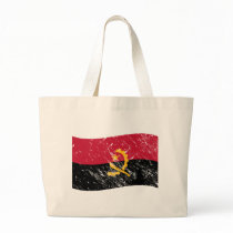 Angola flag tote bag