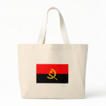 Angola Flag Canvas Bag