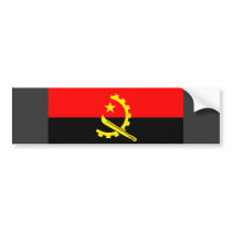 Angola Flag Bumper Sticker