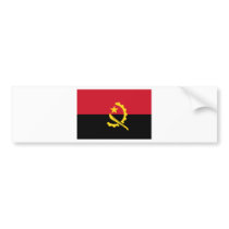Angola Flag Bumper Stickers