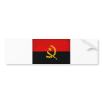 Angola Flag Bumper Sticker