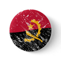 Angola flag pinback buttons