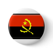 Angola Flag Pinback Button