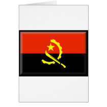 Angola Flag Greeting Cards